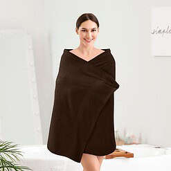 Utopia Towels 4 Pack Premium Bath Towels Set, 27 x 54 Inches, Dark Brown