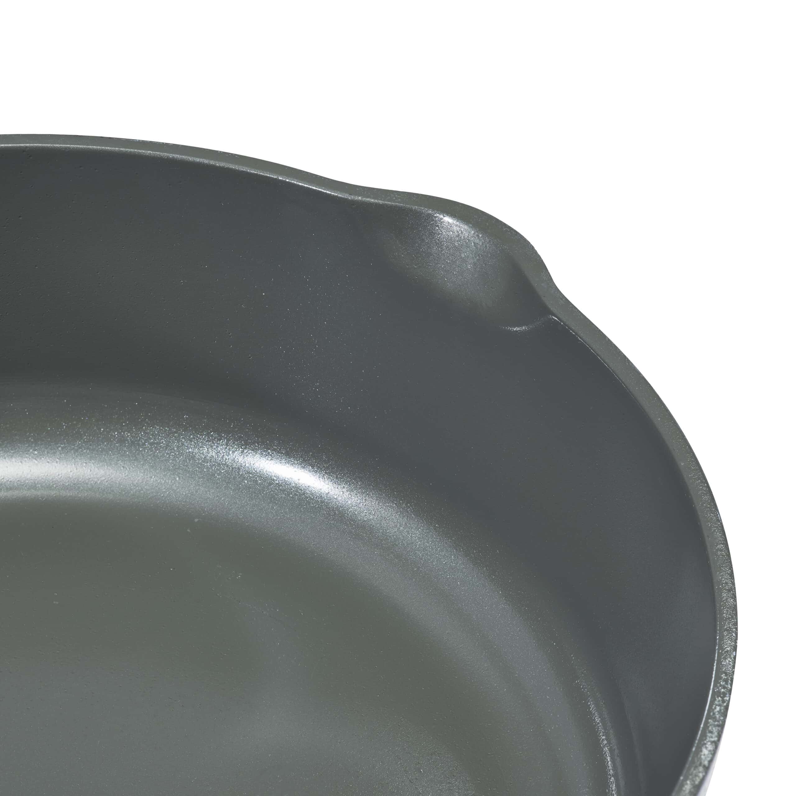 Beautiful All-in-One 4 QT Hero Pan with Steam Insert, 3 Pc Set, Sage Green by Drew Barrymore