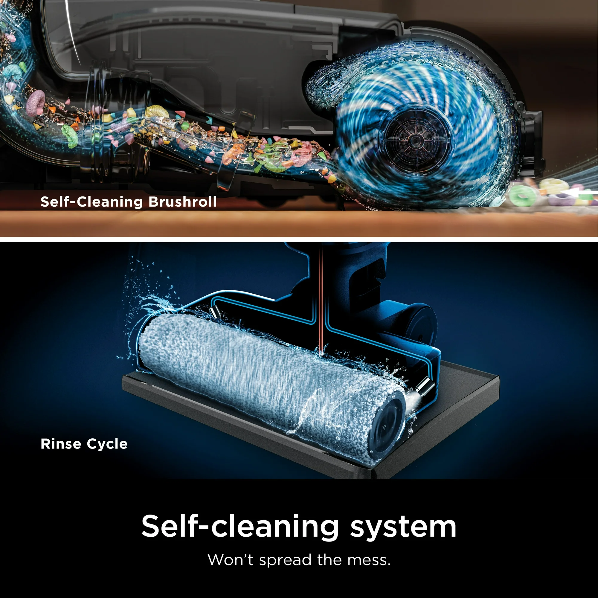 Shark HydroVac MessMaster 3-in-1 Cordless Multi-Surface Cleaner with Self-Cleaning, Stain Boost, 12oz Concentrate