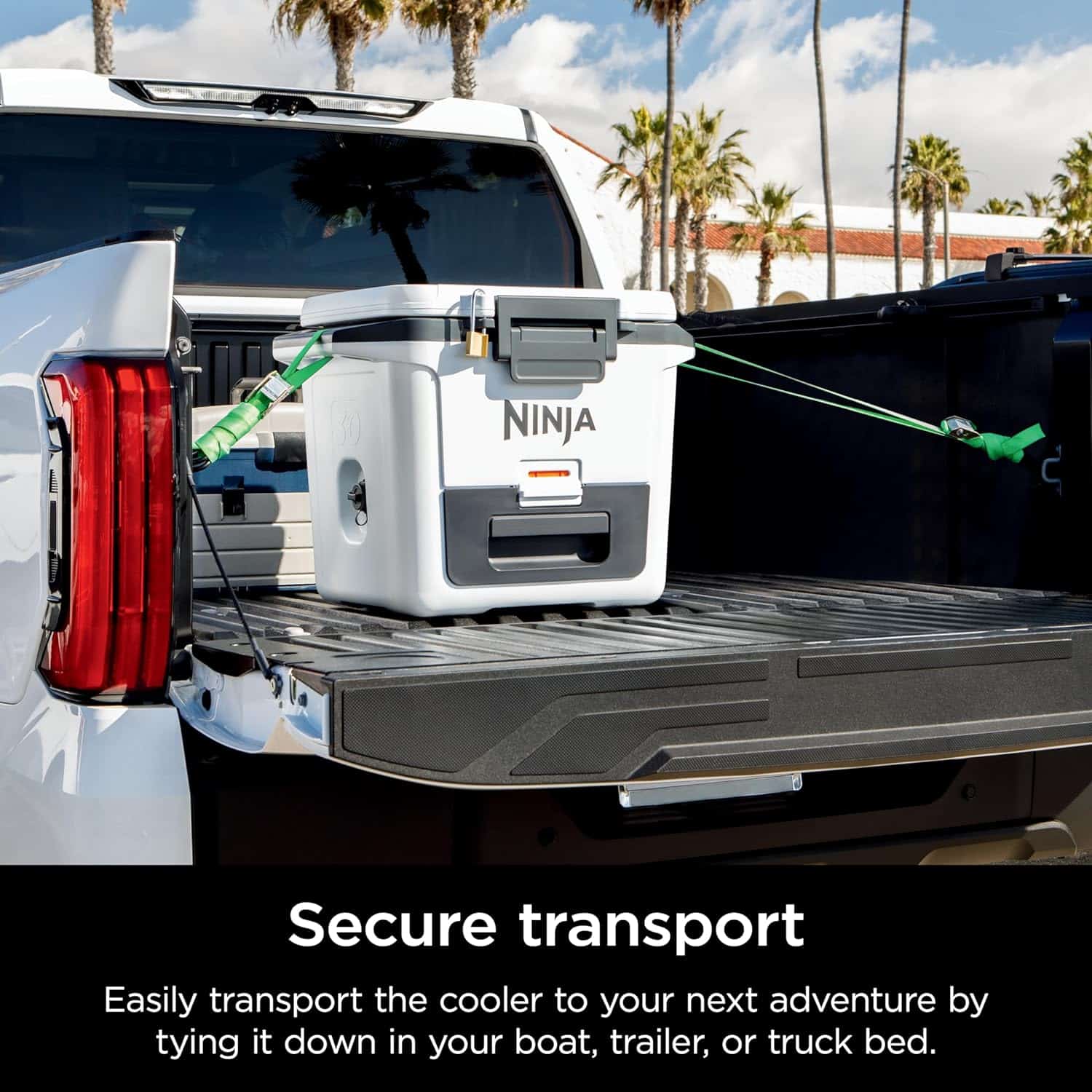 NINJA FrostVault 30 qt. Chest Cooler with Dry Zone, Cloud White