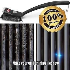 GRILLART Grill Brush Bristle Free, SteamWizards Grill Cleaner Brush with 1 Replacement Head