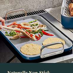 Caraway Double Burner Griddle - 19x12” Griddle Pan - Non-Stick Ceramic Coated - Marigold