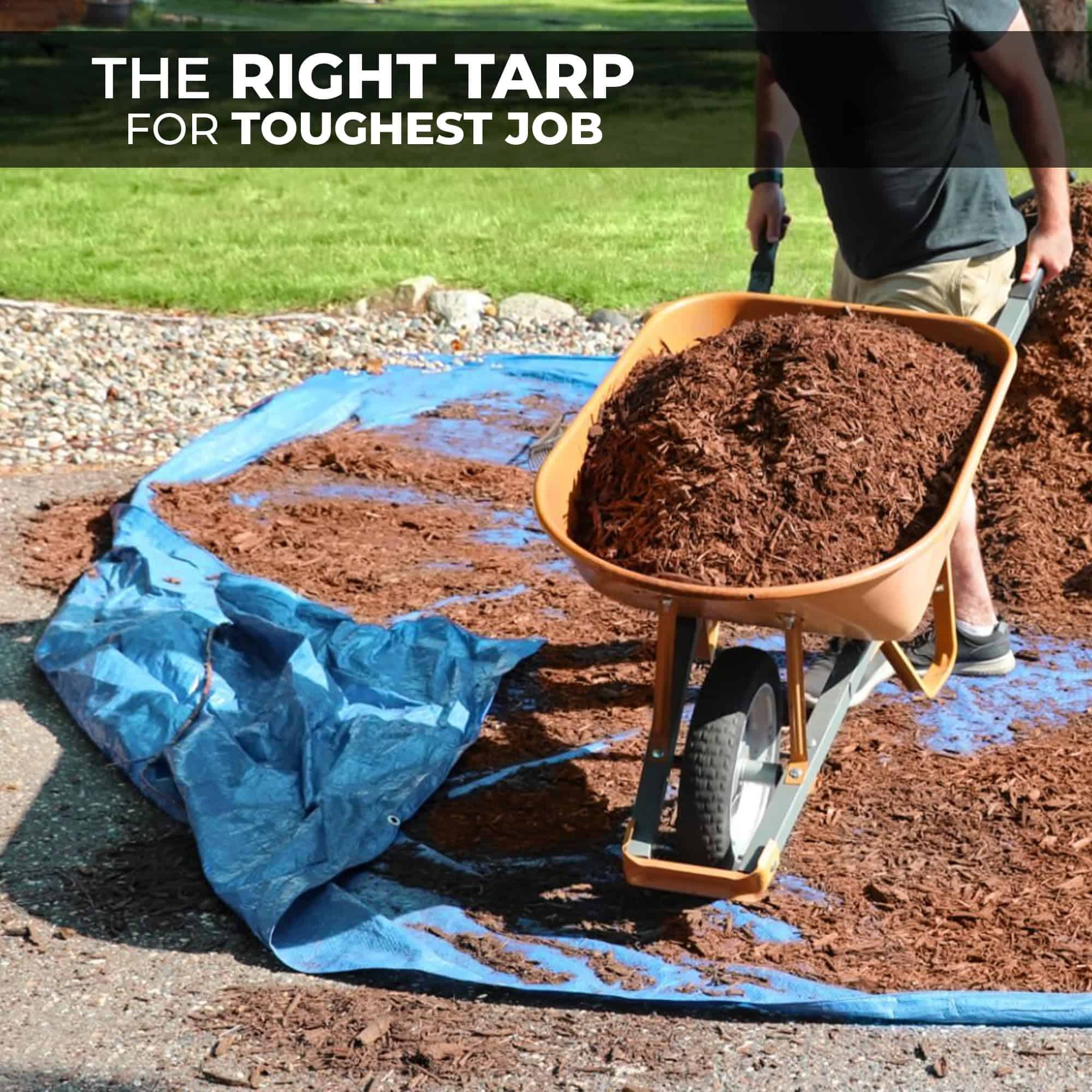Teal Elite 20x30 Heavy Duty Tarps Waterproof - 12 mil Thick Pool Tarp Cover - 20x30 Tarp UV Resistant, Rip & Tear Proof with Metal Grommets