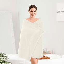 Utopia Towels 4 Pack Premium Bath Towels Set, 27 x 54 Inches, Ivory