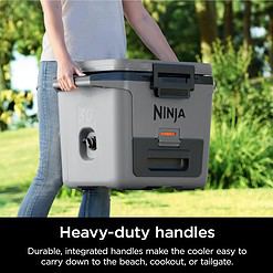 NINJA FrostVault 30 qt. Chest Cooler with Dry Zone, Slate Gray