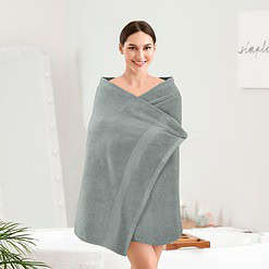 Utopia Towels 4 Pack Premium Bath Towels Set, 27 x 54 Inches, Cool Grey
