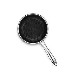 HexClad Hybrid Nonstick 2-Quart Saucepan with Tempered Glass Lid
