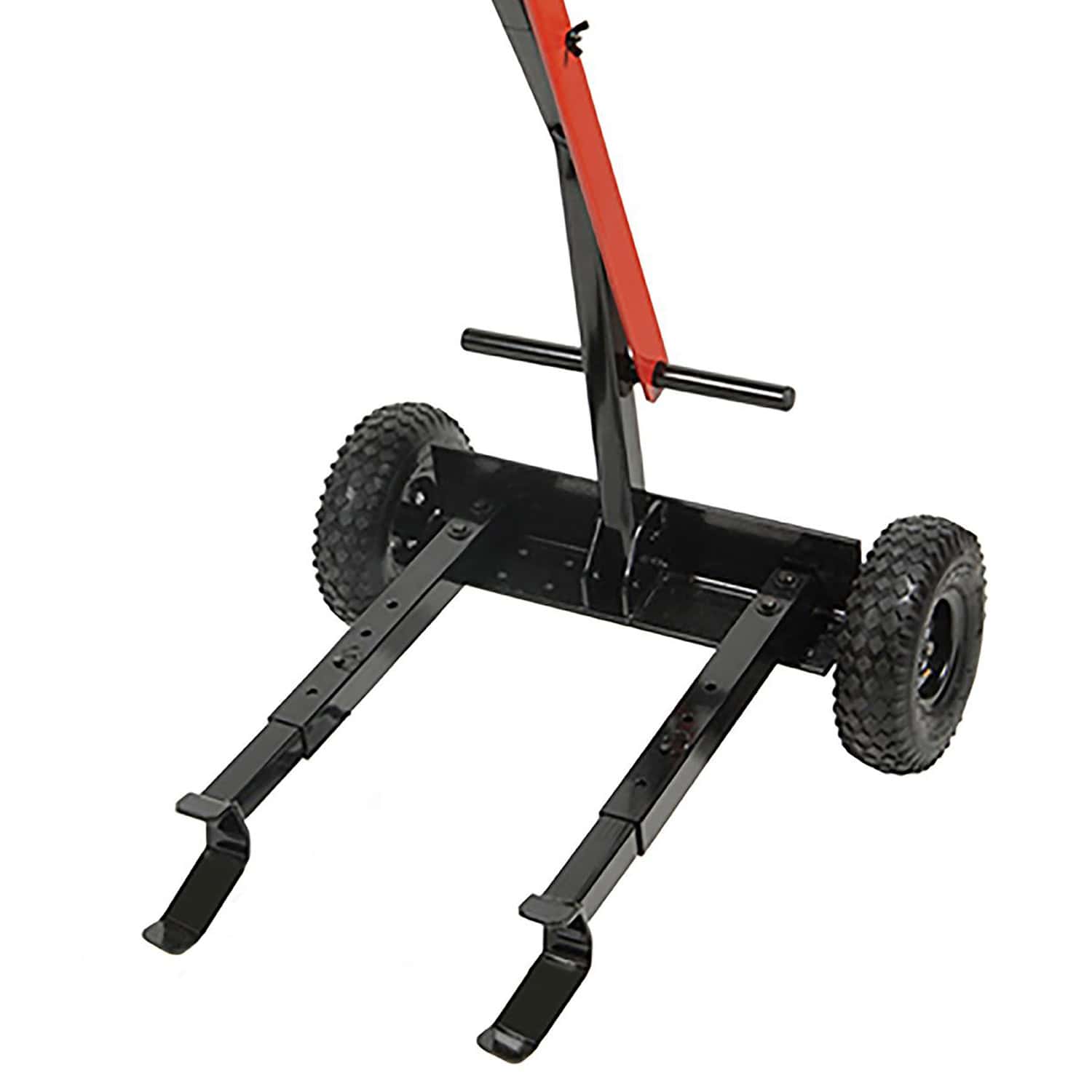 Ohio Steel Zero Turn Lawn Mower Tractor Lift for Maintenance, Black/Red