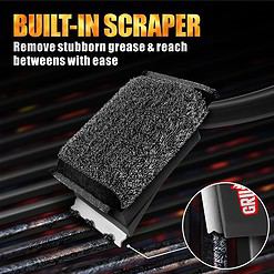 GRILLART Grill Brush Bristle Free, SteamWizards Grill Cleaner Brush with 1 Replacement Head