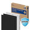 COWAY AP-1512HH & 200M Air Purifier Filter Replacement, Fresh Starter Pack, 2 Fresh Starter Deodorization Filters and 1 True HEPA Filter, 1 Pack, Black