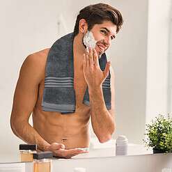 Utopia Towels 8-Piece Premium Towel Set, 2 Bath Towels, 2 Hand Towels, and 4 Wash Cloths, (Grey)