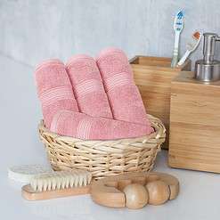 Utopia Towels 8-Piece Premium Towel Set, 2 Bath Towels, 2 Hand Towels, and 4 Wash Clothsm, Dusty Pink