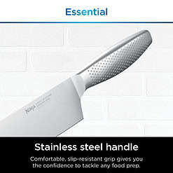 Ninja NeverDull Essential 12-Piece Stainless Steel Knife Set with Built-in Sharpener, K22012
