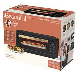 Beautiful Infrared Air Fry Toaster Oven, 9-Slice, 1800 W, Black Sesame by Drew Barrymore