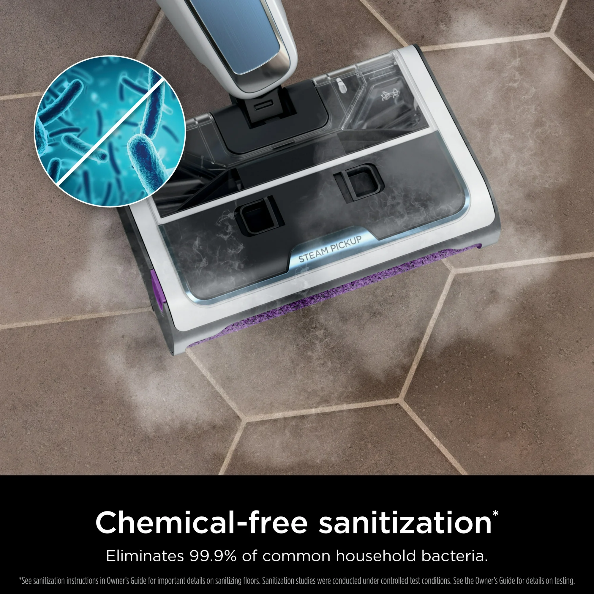 Shark 3-in-1 Steam Mop - Picks up Debris, Scrubs & Sanitizes-Hardwood, Laminate, Tile, Stone, Marble & Vinyl