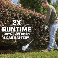 HART 20-Volt 13-inch String Trimmer/Edger (1) 20-Volt 4.0Ah Lithium-Ion Battery