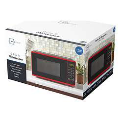 Mainstays 0.7 Cu ft Countertop Microwave Oven, 700 Watts, Red