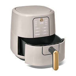Beautiful 3 Qt Air Fryer with TurboCrisp Technology, Porcini Taupe by Drew Barrymore