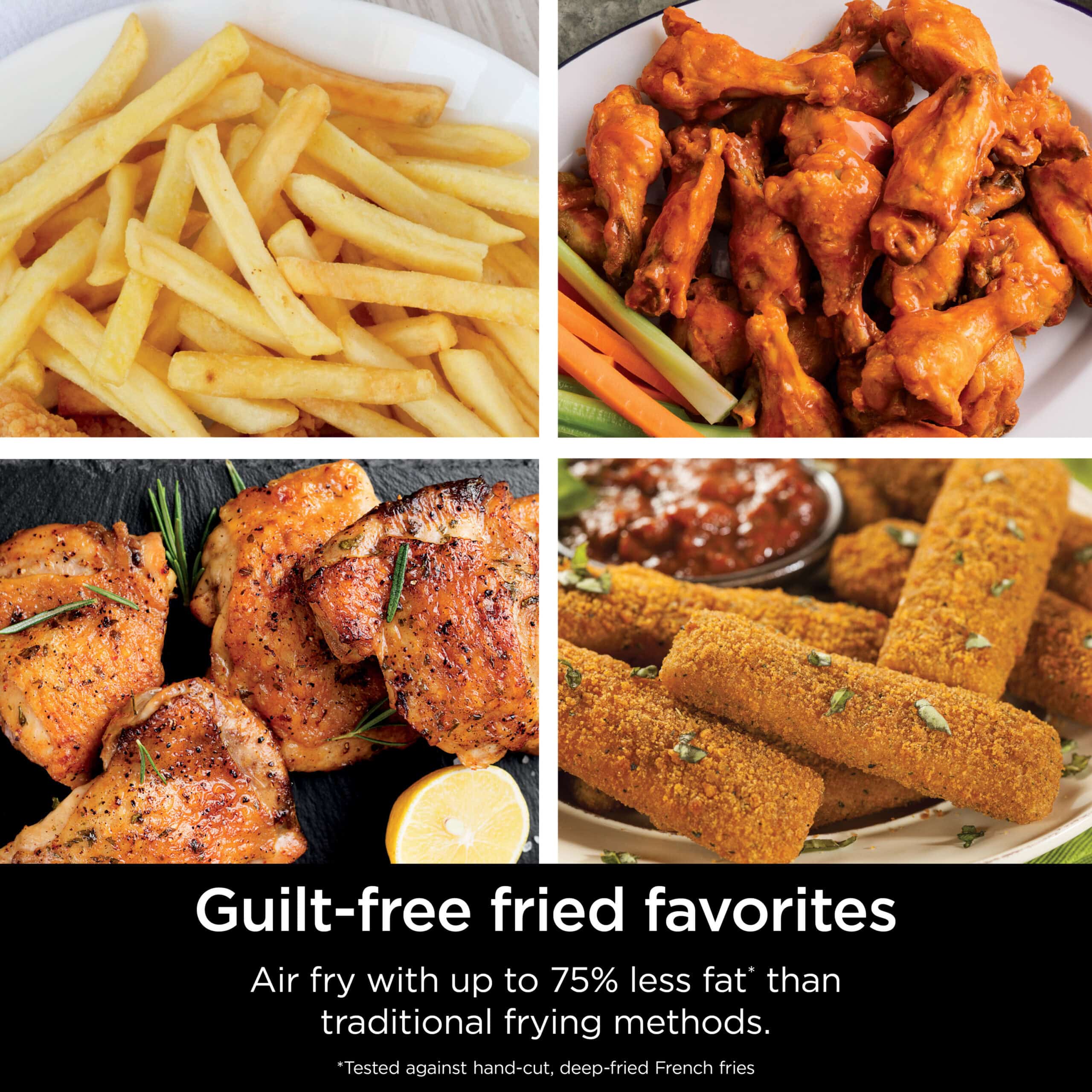 Ninja DZ070 Foodi 4-in-1 DualZone FlexBasket Air Fryer with 7-Qt MegaZone