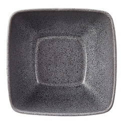 Better Homes & Gardens- Dark Gray Square Stoneware 16-Piece Dinnerware Set