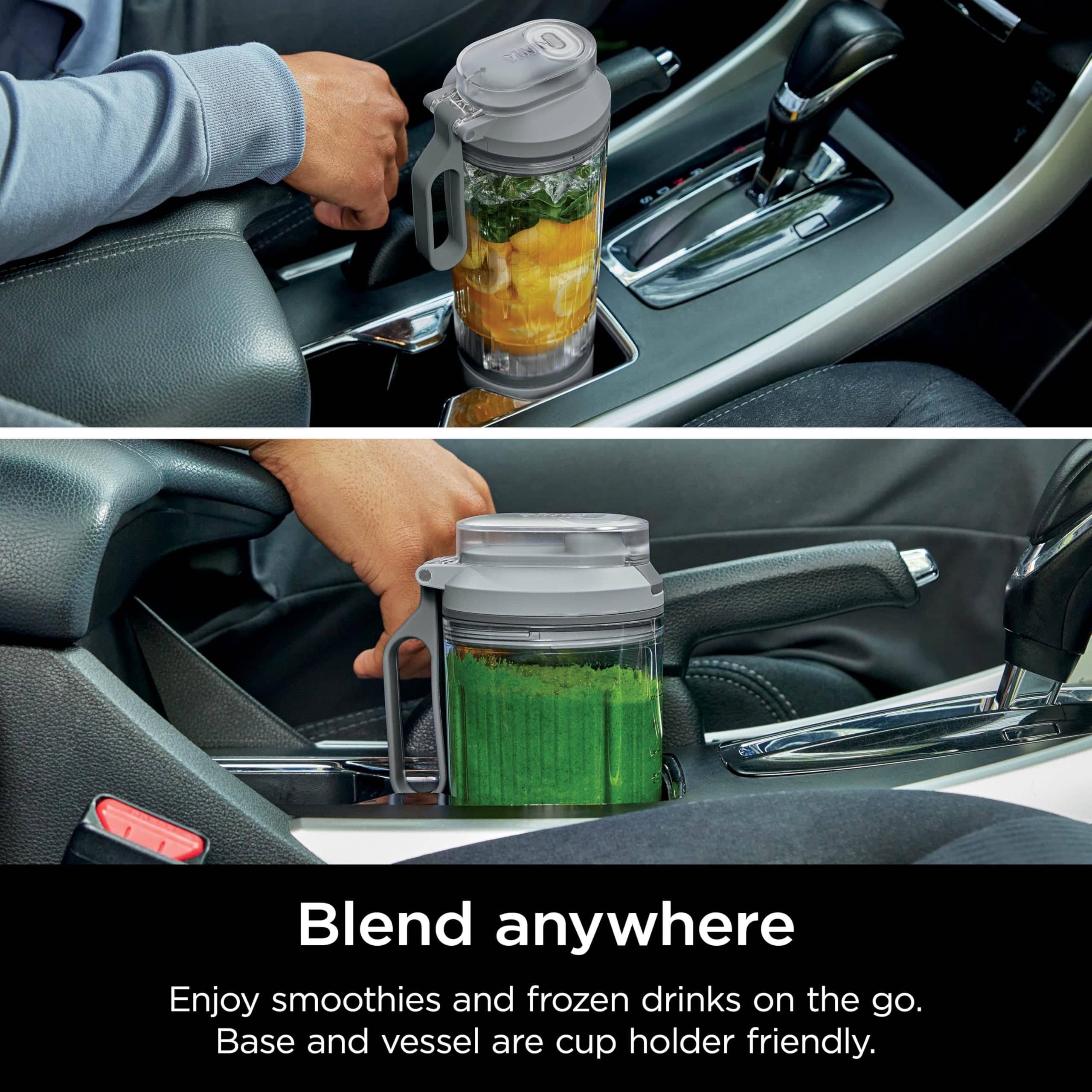 Ninja BC251SL Blast Max, Portable Blender, Twist & Go, Personal Blender, 3 Programs, Cordless, 22 oz removable Vessel, Silver