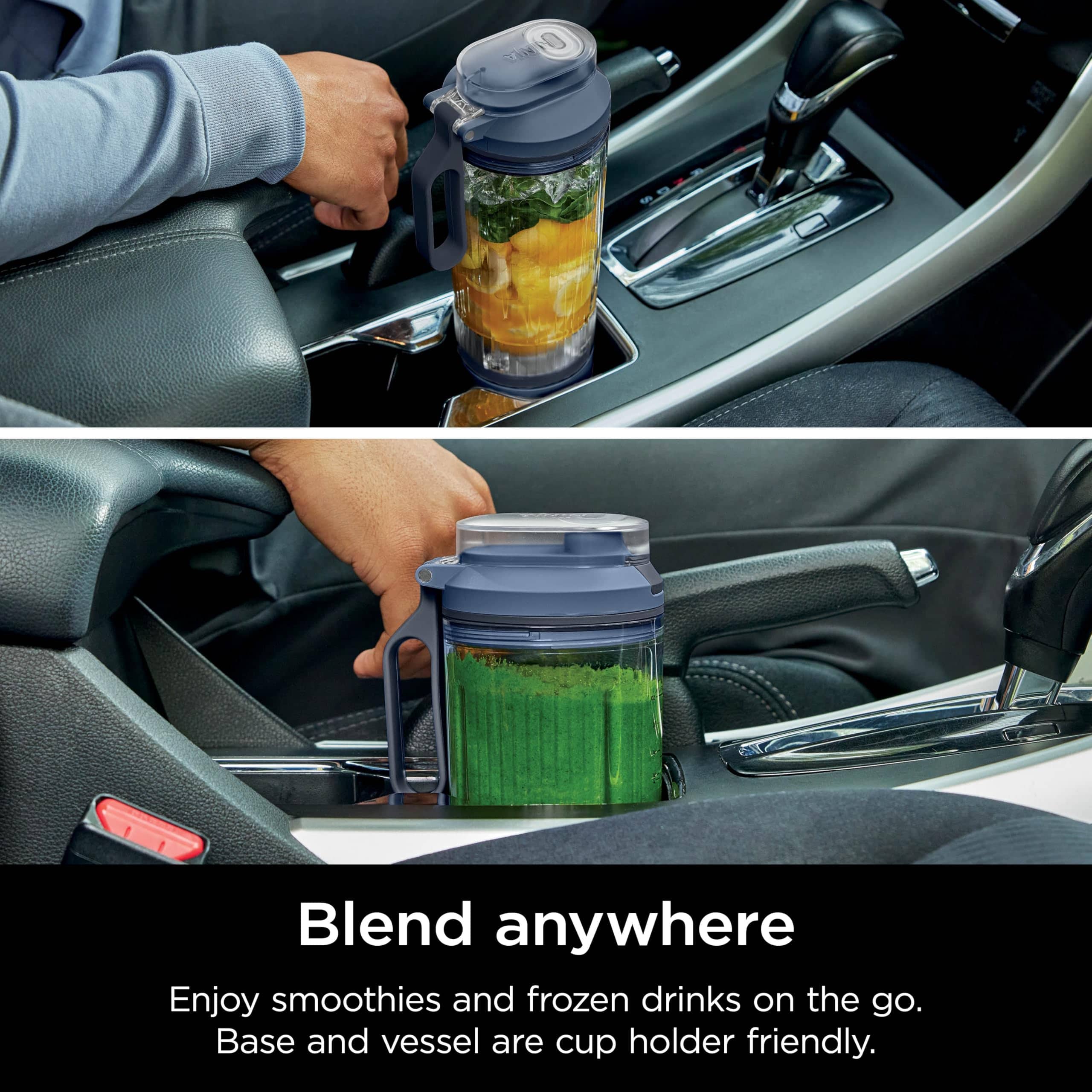 Ninja BC251NV Blast Max, Portable Blender + Twist & Go, Personal Blender, Ninja Blender, Smoothie, Blend, Ice Crush, Navy