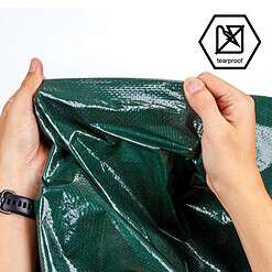 CARTMAN Finished Size 30x40 Feet Waterproof Green Tarp 8 Mil Thick, Multipurpose Protective Cover