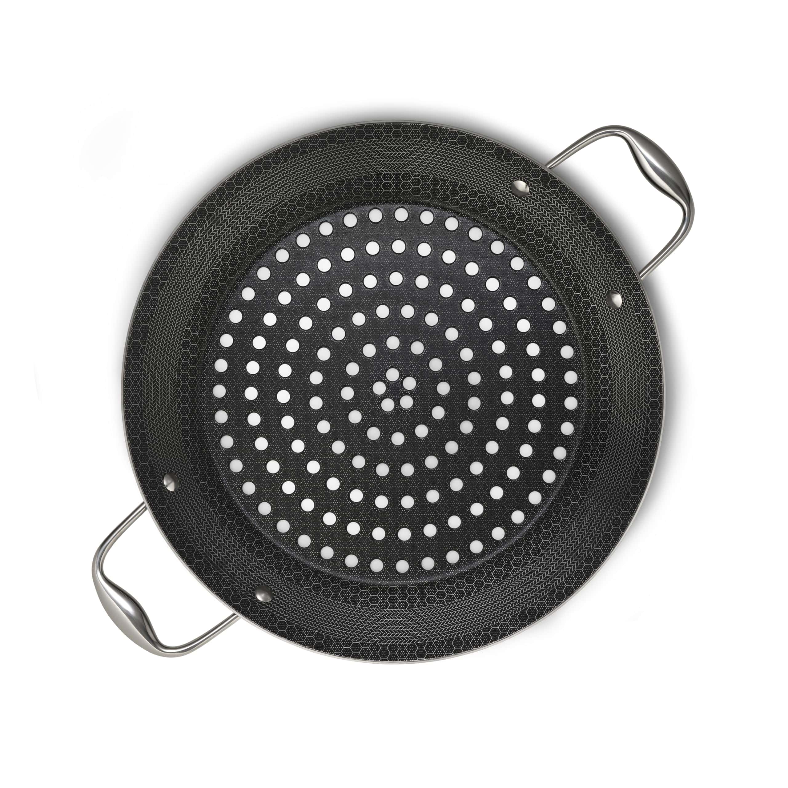 HexClad Hybrid Nonstick BBQ Grill Pan, Dishwasher-Friendly, BBQ and Oven-Safe Up to 900°F