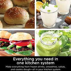 Ninja SS401 Blender and Food Processor Combo, Foodi Power Blenders For-Kitchen and Personal Size, Smoothie Maker, Silver