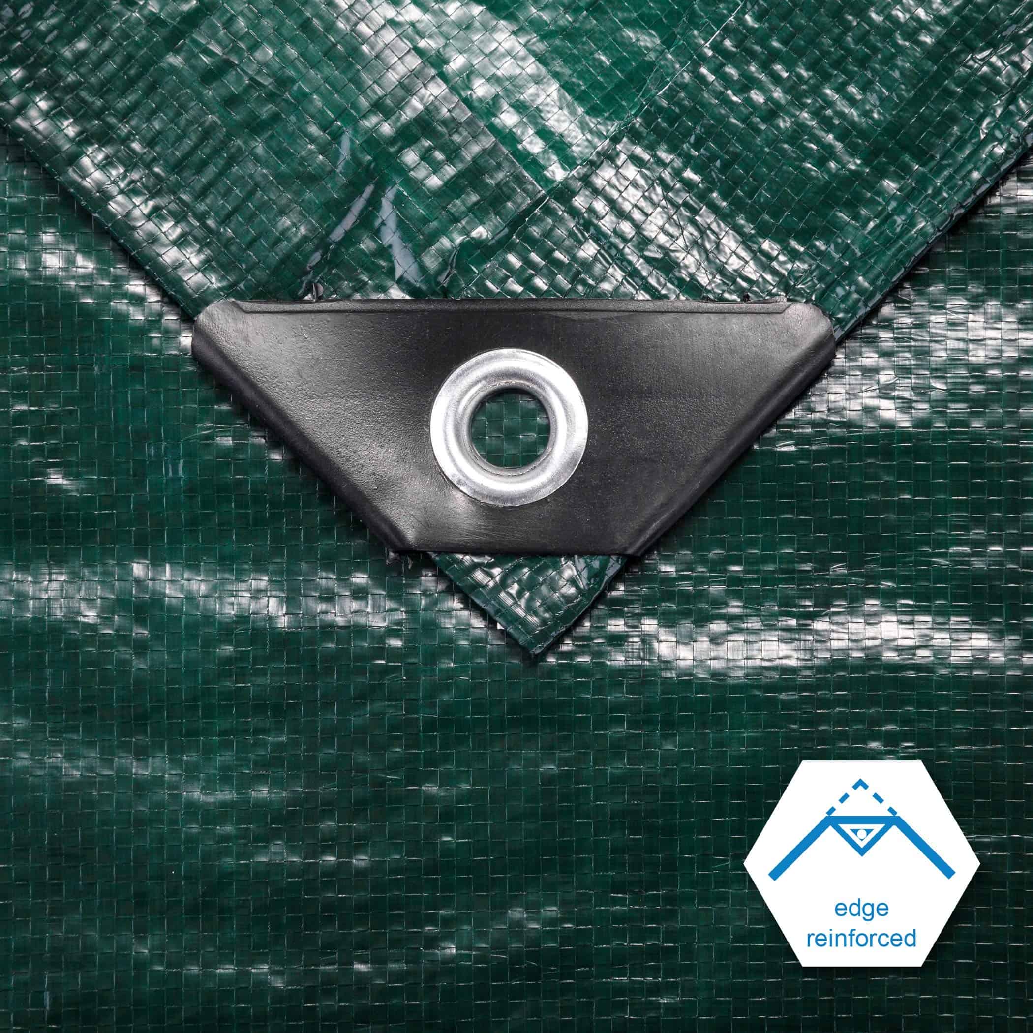 CARTMAN Finished Size 30x40 Feet Waterproof Green Tarp 8 Mil Thick, Multipurpose Protective Cover