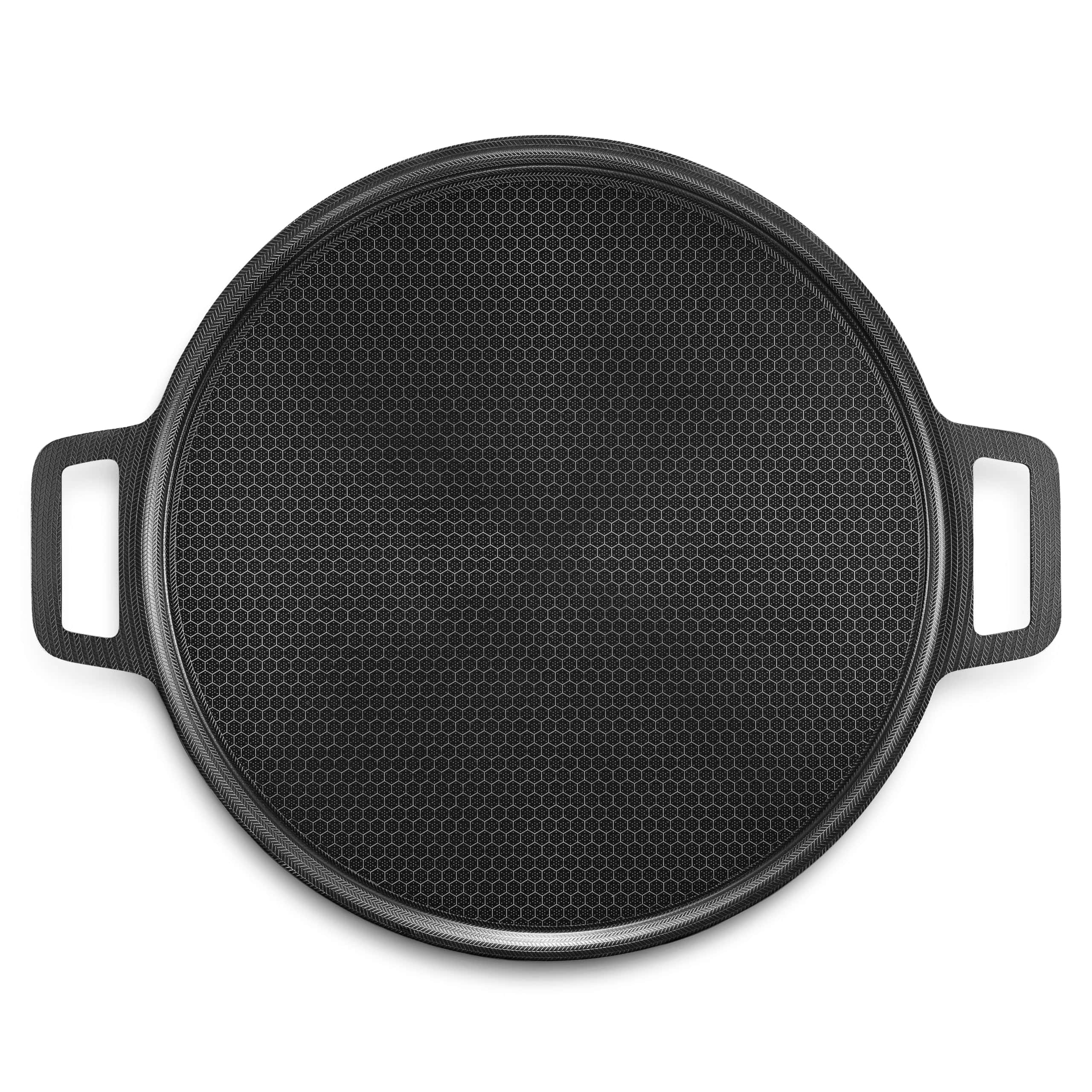 HexClad Hybrid Nonstick Pizza Steel for Pizzas and Flatbreads Up to 14", Dishwasher-Friendly, BBQ and Oven-Safe Up to 900°F
