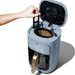 Beautiful 14-Cup Programmable Drip Coffee Maker with Touch-Activated Display, Cornflower Blue by Drew Barrymore