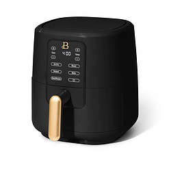 Beautiful 3 Qt Air Fryer with TurboCrisp Technology, Black Sesame by Drew Barrymore