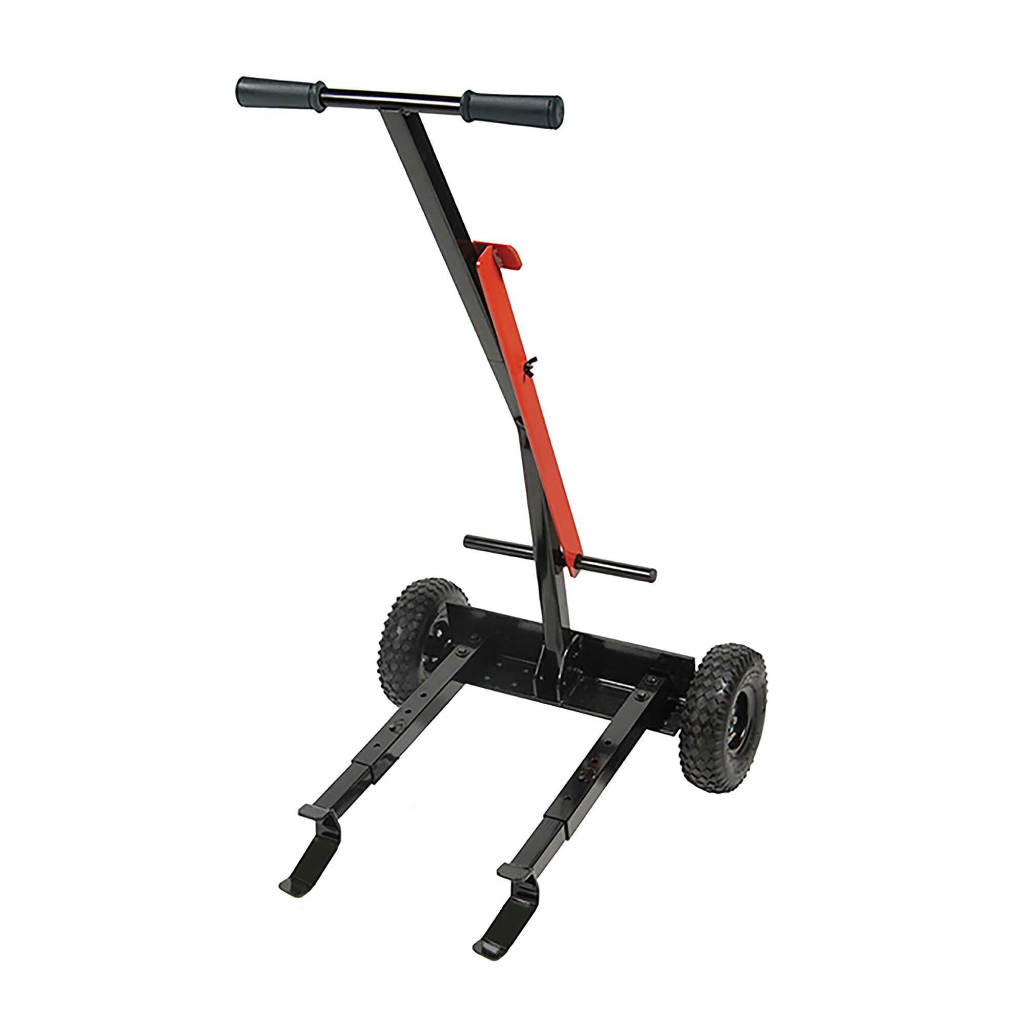 Ohio Steel Zero Turn Lawn Mower Tractor Lift for Maintenance, Black/Red