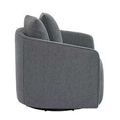 Beautiful Drew Kids Accent Chair by Drew Barrymore, Charcoal Bouclé Fabric