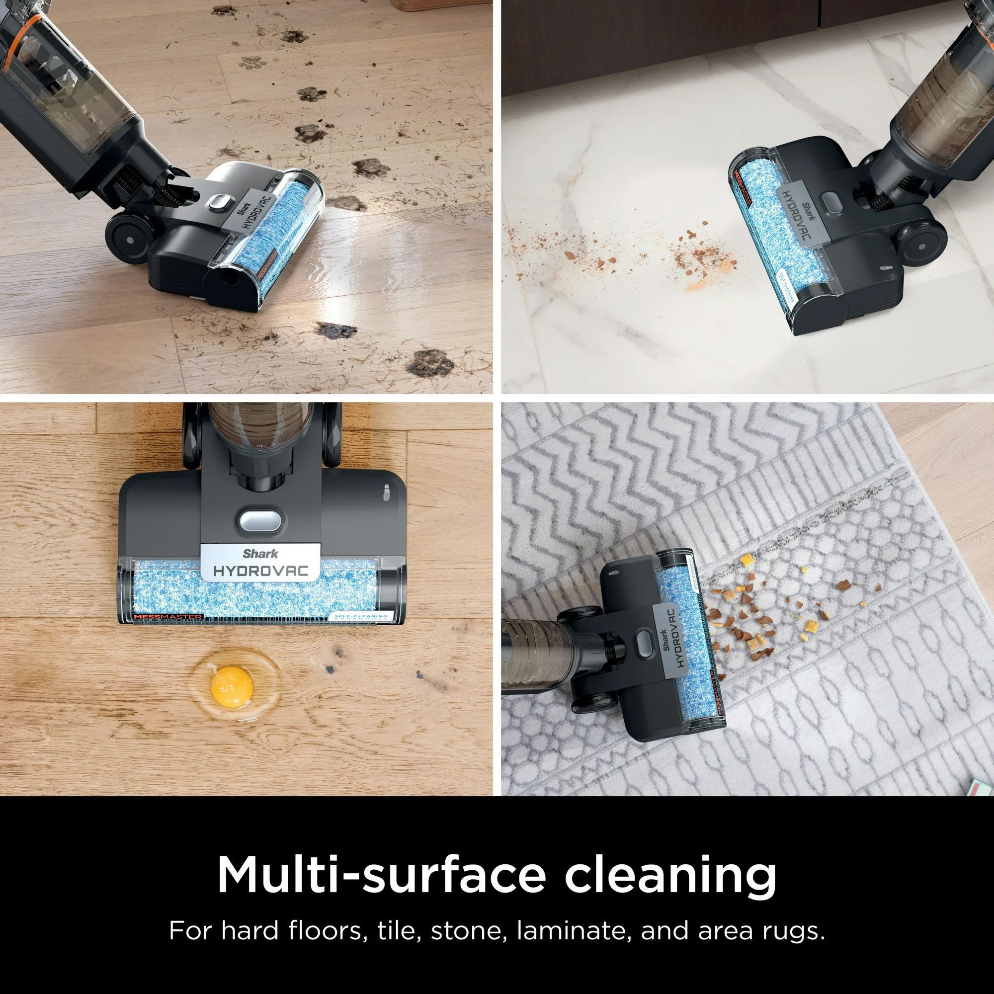 Shark HydroVac MessMaster 3-in-1 Cordless Multi-Surface Cleaner with Self-Cleaning, Stain Boost, 12oz Concentrate