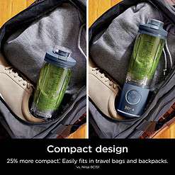 Ninja BC251NV Blast Max, Portable Blender + Twist & Go, Personal Blender, Ninja Blender, Smoothie, Blend, Ice Crush, Navy