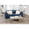 Classic Slipcovers Authentic Denim One-piece Loveseat Slipcover - N/A