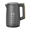 Beautiful 1.7-Liter Electric Kettle 1500 W with One-Touch Activation, Oyster Gray by Drew Barrymore