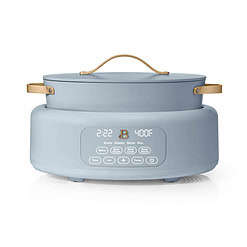 Beautiful 10 in 1 6 Qt Electric Multi-Cooker, Cornflower Blue by Drew Barrymore