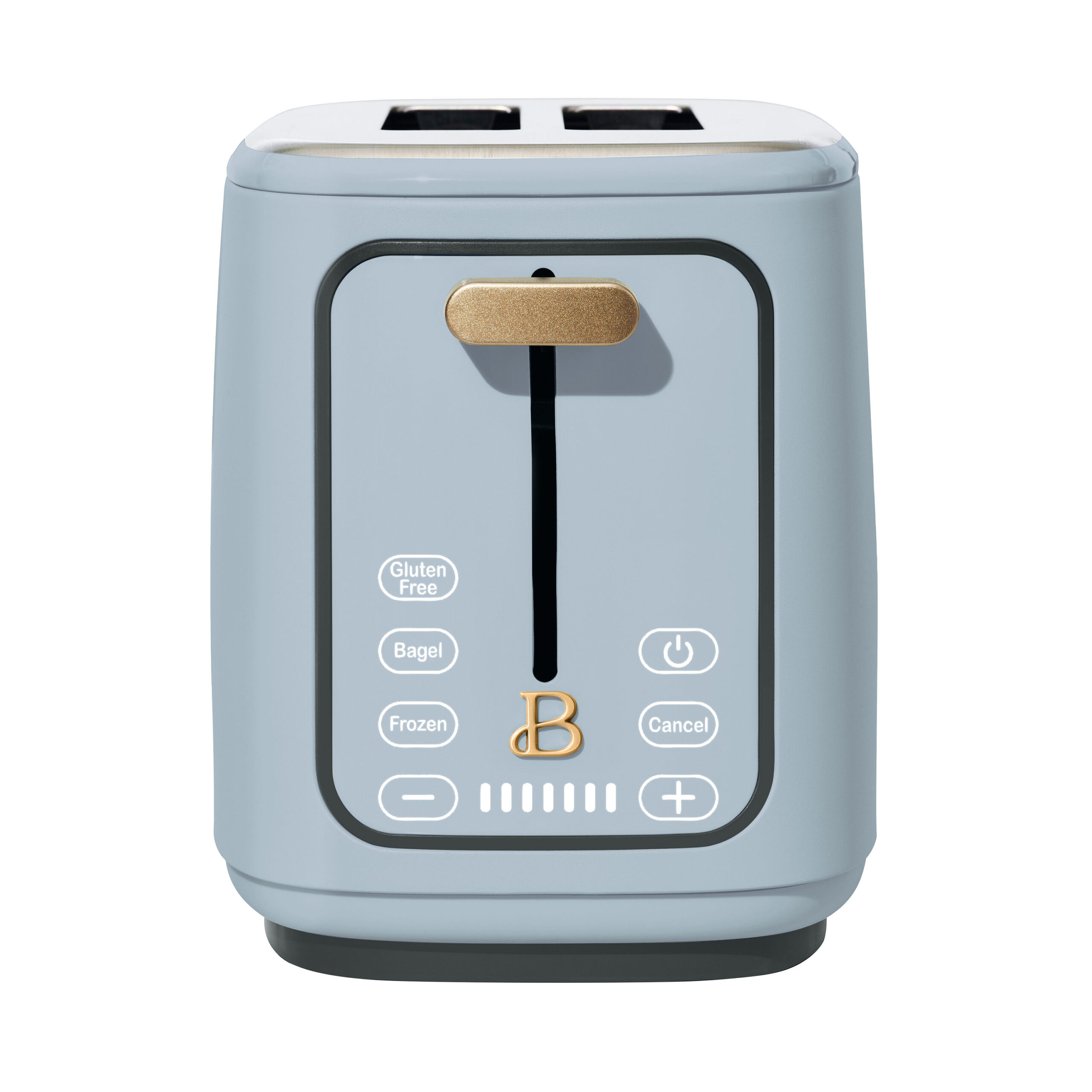 Beautiful 2 Slice Toaster with Touch-Activated Display, Cornflower Blue by Drew Barrymore