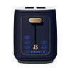 Beautiful 2 Slice Toaster with Touch-Activated Display, Starry Night by Drew Barrymore, Blue