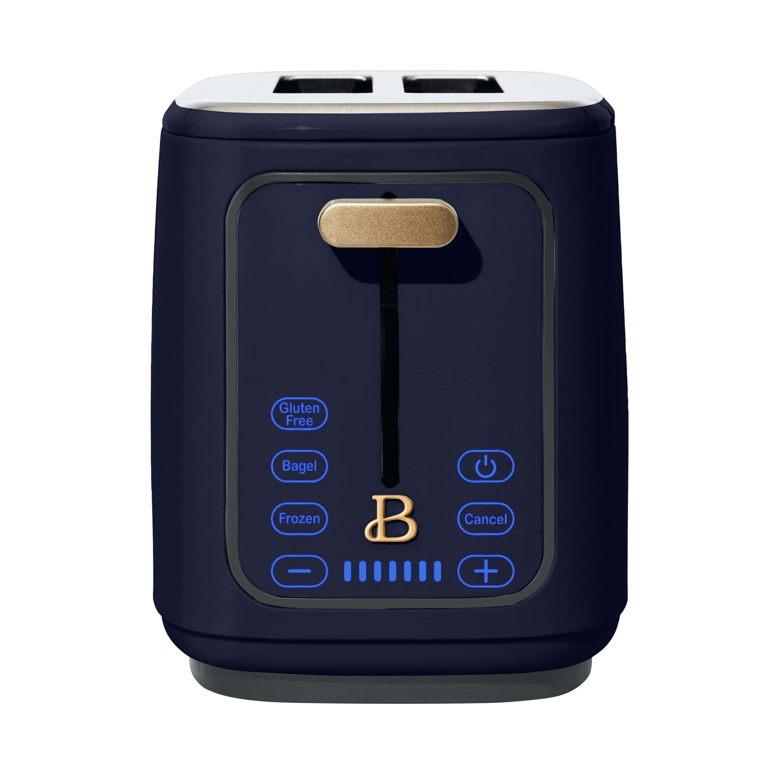 Beautiful 2 Slice Toaster with Touch-Activated Display, Starry Night by Drew Barrymore, Blue