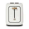 Beautiful 2 Slice Toaster with Touch-Activated Display, White Icing by Drew Barrymore