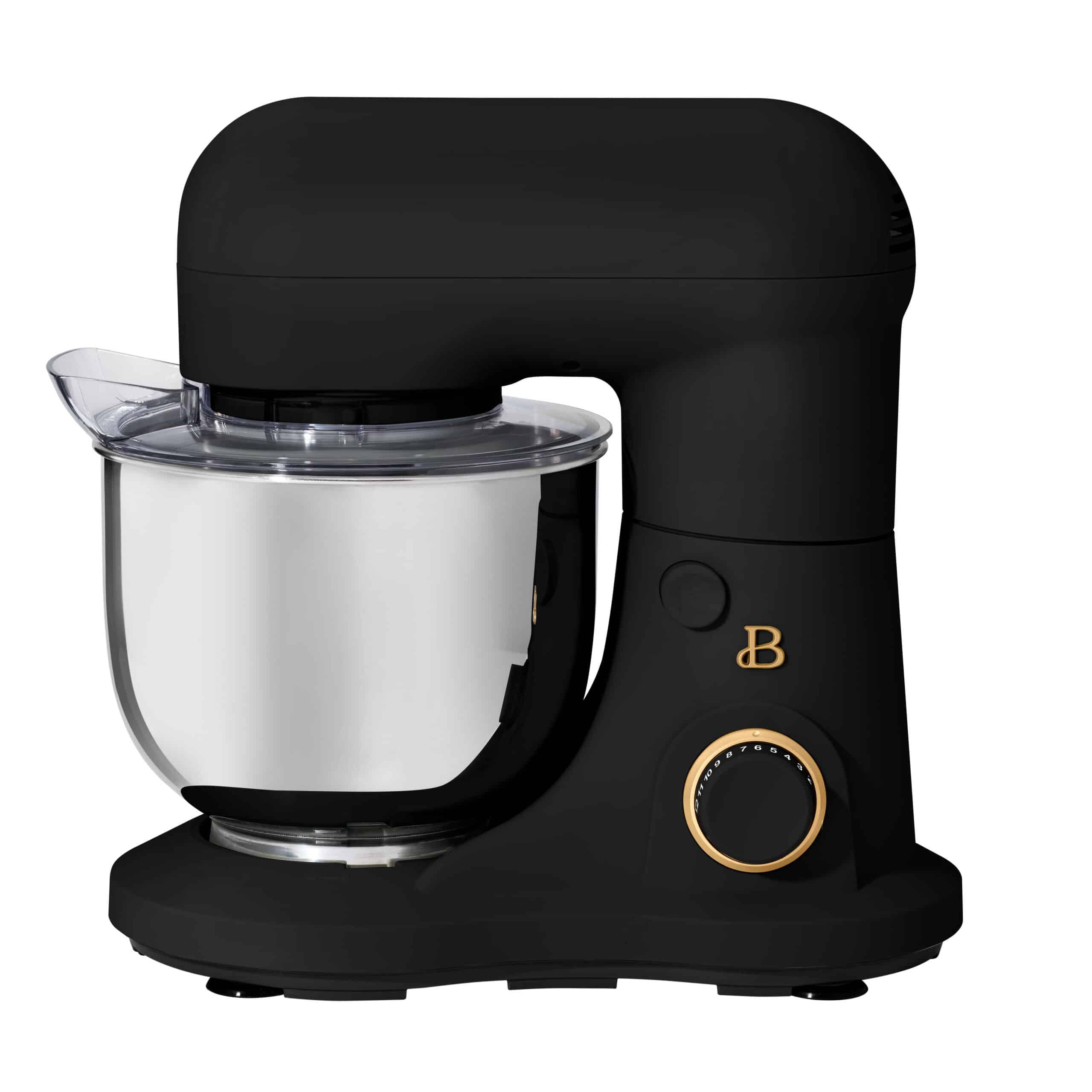 Beautiful 3.5 Qt Stand Mixer, Lightweight & Powerful with Tilt-Head, Black Sesame by Drew Barrymore