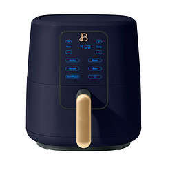 Beautiful 3 Qt Air Fryer with TurboCrisp Technology, Starry Night by Drew Barrymore, Blue