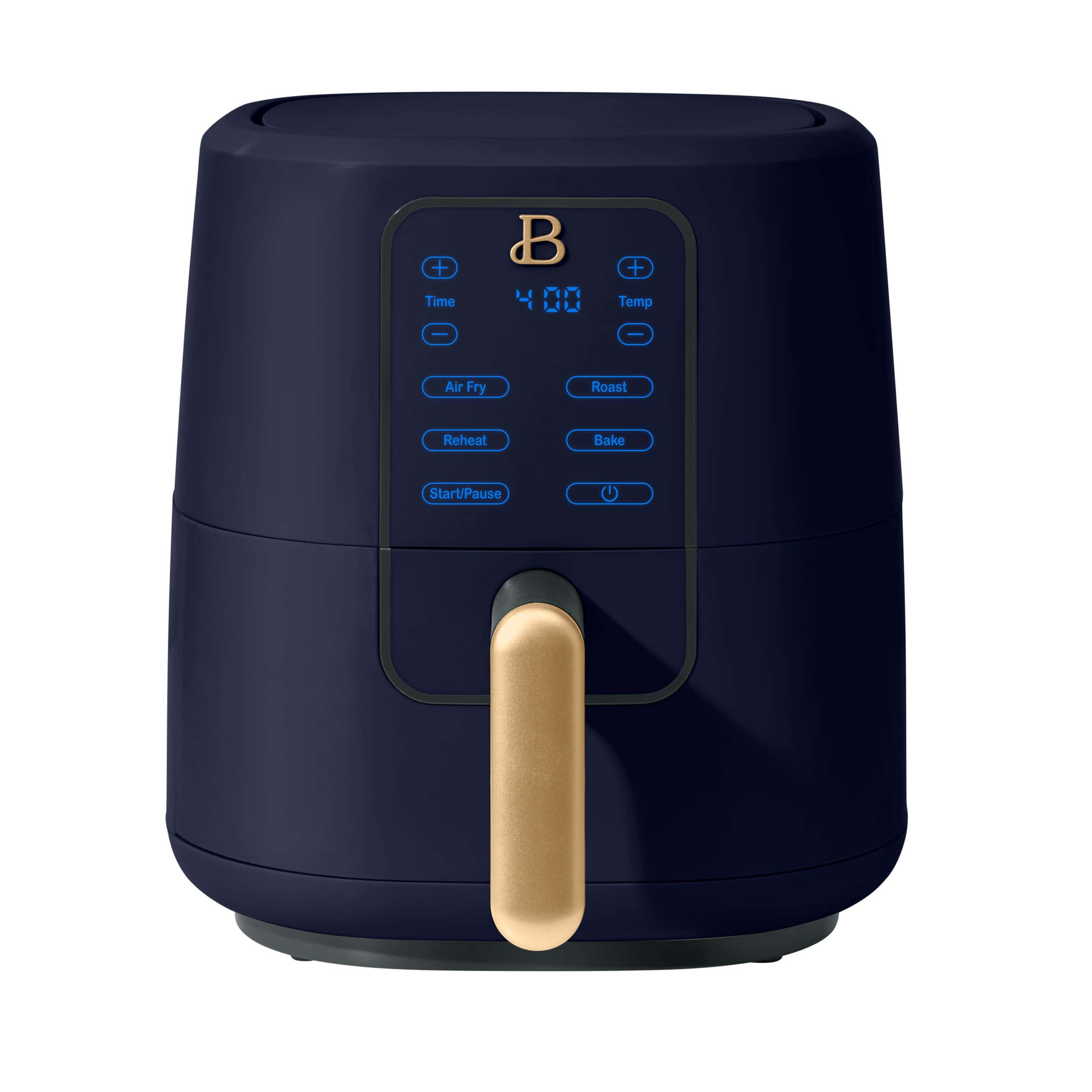 Beautiful 3 Qt Air Fryer with TurboCrisp Technology, Starry Night by Drew Barrymore, Blue