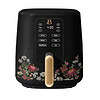 Beautiful 3 Qt Air Fryer with TurboCrisp Technology, Wildflower by Drew Barrymore, Black
