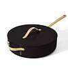 Beautiful 5.5 Quart Ceramic Non-Stick Sauté Pan, Black Sesame by Drew Barrymore