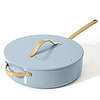 Beautiful 5.5 Quart Ceramic Non-Stick Sauté Pan, Cornflower Blue by Drew Barrymore